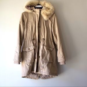 Ardenes Large tan winter coat
